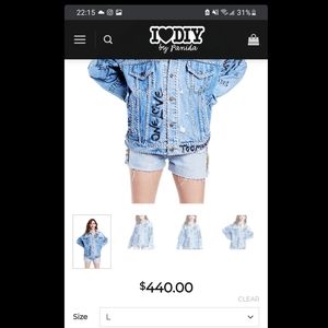 Rare LEVI'S Hand painted jacket @ I LOVE DIY by Panida